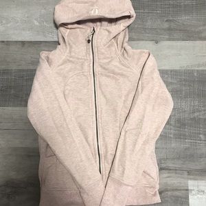 SOLD.LULULEMON Heathered Butter Pink Scuba Size 6